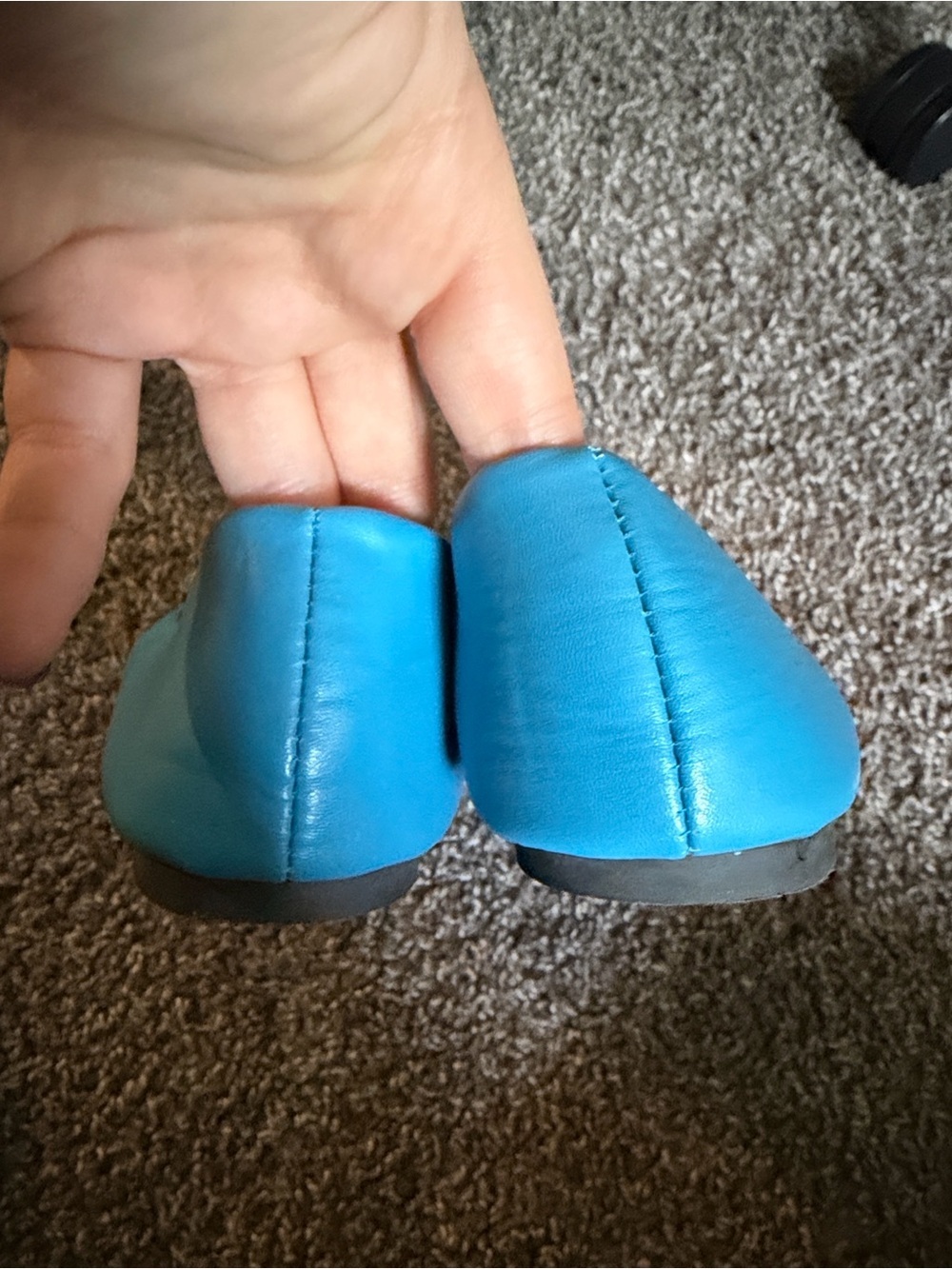 Bright Blue Ballet Flats size 6.5 - Picture 7 of 7